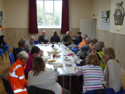 Village Hall for sandwiches