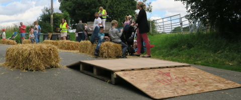 Pallet-platform (speed hump)