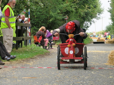Crossing the finish line