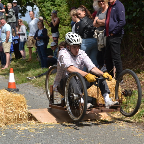 Aproaching teh side slope