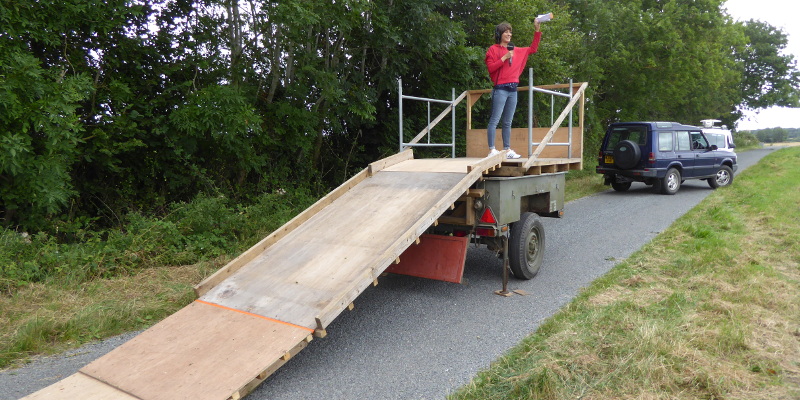 Julie Reinger on ramp