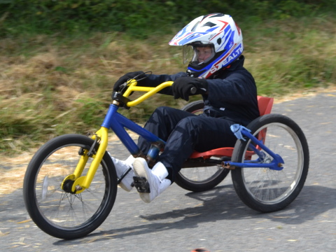 Whizzing round the chicane